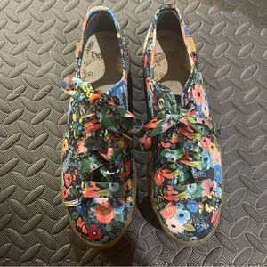 Keds x Rifle Paper Co. Tripleyyy Kick Garden Party Sneakers Size Women’s 8